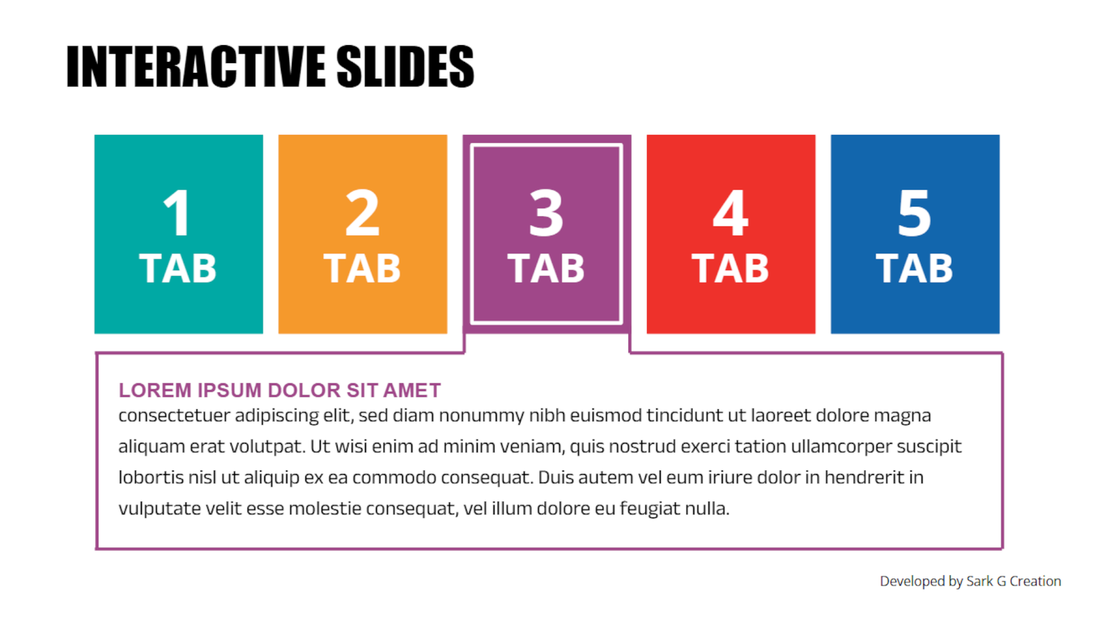 Tab Interaction