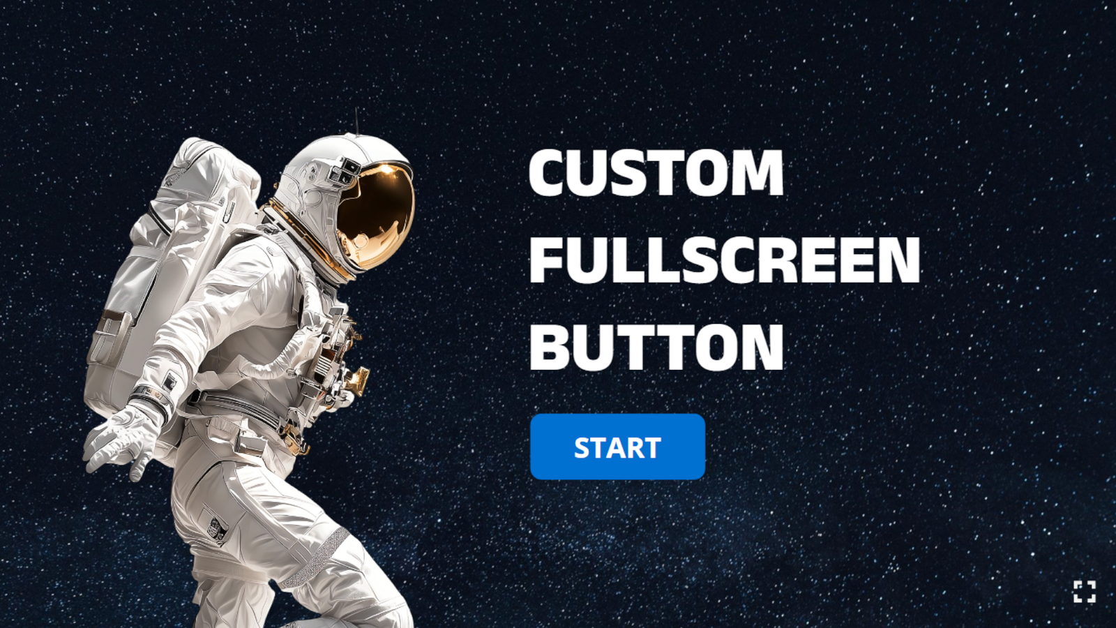 Custom Fullscreen Button
